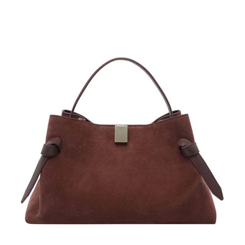 Yuzefi Women Suede Gyoza Handbag